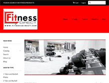 Tablet Screenshot of fitnessdirect.com